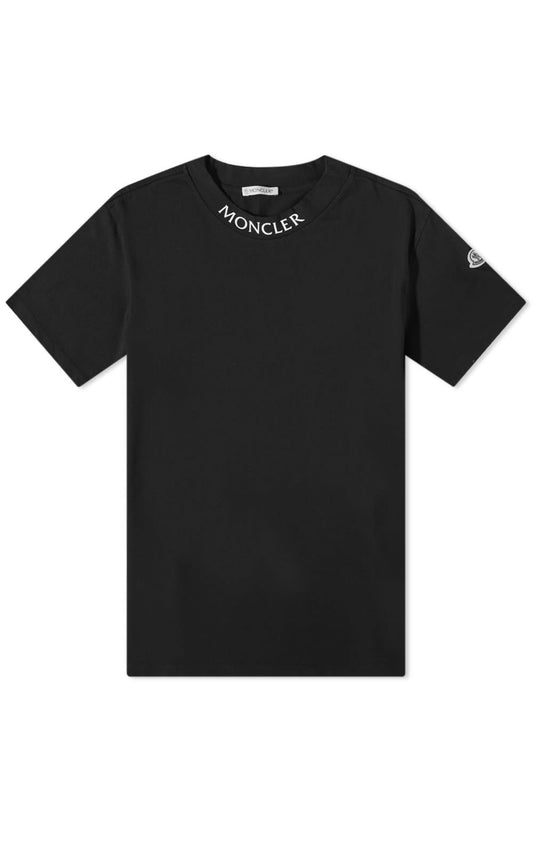 Moncler Collar Logo T-Shirt Black